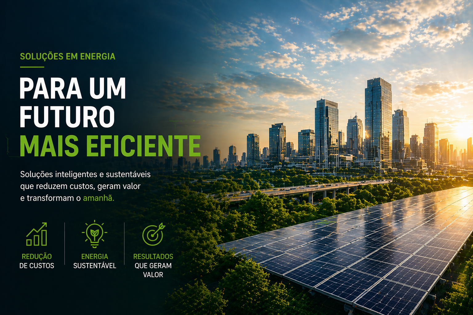Somos especialistas em soluções completas e inteligentes em energia